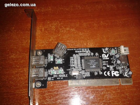 image 1 in ПРОДАМ: PCI Контроллер на 5шт USB 2.0- 250ГРН  Контроллер PCI FireWire I - доска объявлений.