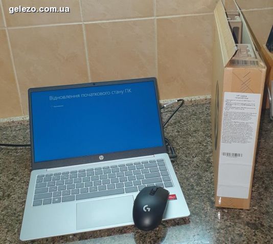 image 1 in :  HP Laptop 14-em0013ua (91M22EA) Diamond White    -  .