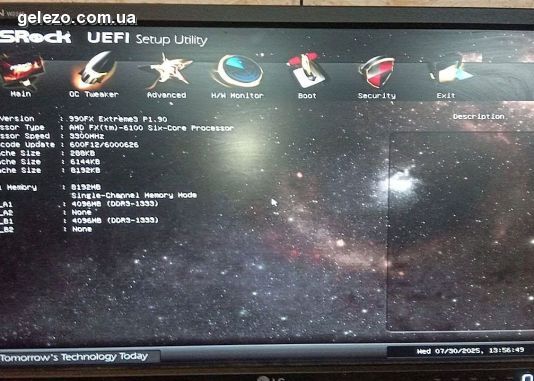 image 1 in : AMD FX-6100 + ASRock 990FX Extreme3 + RAM ddr3 8.00GB = 2500 -  .
